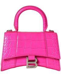 Balenciaga Hourglass Bag Pink for Women - Up to 23% off | Lyst