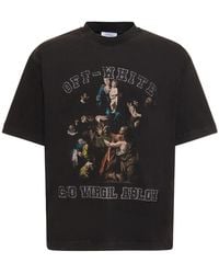 Off-White c/o Virgil Abloh - Mary Skate Cotton T-Shirt - Lyst
