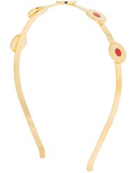 Marni Enameled Multi Hoops Headband - Mettallic
