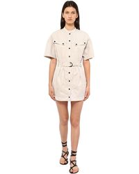 Étoile Isabel Marant Abito "Zolina" In Tela - Bianco