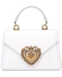 Dolce & Gabbana - Mini Devotion レザートップハンドルバッグ - Lyst