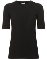 Brunello Cucinelli - T-shirt Aus Stretch-jersey - Lyst