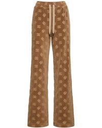 Dolce & Gabbana - Monogram Chenille Sweatpants - Lyst