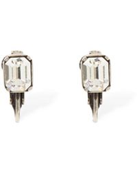 DSquared² - D2 Sparkle Crystal Clip-On Earrings - Lyst