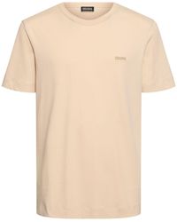 Zegna - T-shirt manches courtes en coton - Lyst