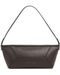 Brunello Cucinelli - Softy Leather Shoulder Bag - Lyst