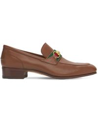 Mocassins en cuir avec abeille Gucci pour homme en coloris Noir | Lyst