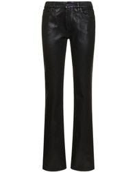 Ralph Lauren Collection - Low Waist Denim Straight Jeans - Lyst