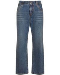 Etro - Jeans relaxed fit in denim di cotone - Lyst