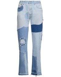 GALLERY DEPT. - Jake Patchwork Effect Denim Jeans - Lyst