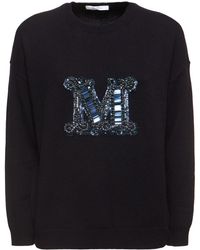 Max Mara - Vicolo Wool Knit Logo Sweater - Lyst