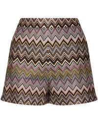 Missoni - Chevron Viscose Shorts - Lyst