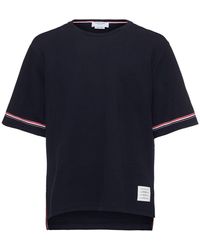 Thom Browne - Rugby Fit コットンtシャツ - Lyst