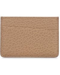 Maison Margiela - Grainy Leather 3 Card Holder - Lyst