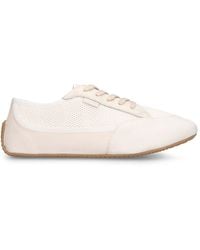 The Row - Bonnie Canvas & Suede Sneakers - Lyst