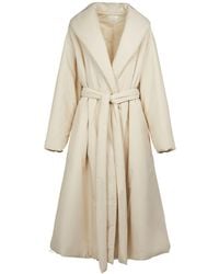 The Row - Francine Long Belted Down Jacket - Lyst