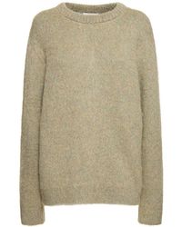 Lemaire - Brushed Mohair Blend Sweater - Lyst