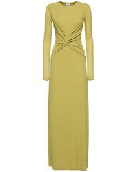 Nanushka - Rozal メッシュジャージーマキシドレス - Lyst