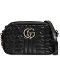 Gucci - GG Marmont Mini Matelasse Leather Crossbody - Lyst