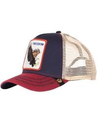 Goorin Bros Freedom Eagle Trucker Hat W/ Patch - Pink