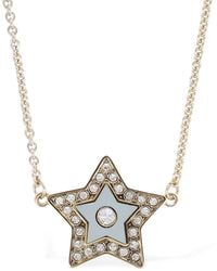 Tory Burch - Kira Crystal Star Pendant Necklace - Lyst