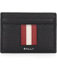 Bally - Porta carte di credito in pelle - Lyst