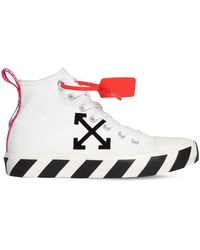 Off-White c/o Virgil Abloh Zapatillas altas con parche Arrows - Blanco