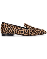 Manolo Blahnik - Brown Pitakabo Leopard-print Loafers - Lyst