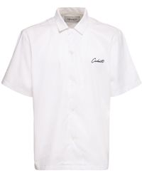 Carhartt - Camisa de algodón con manga corta - Lyst