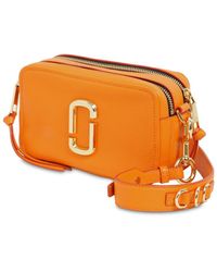 Marc Jacobs Schultertasche Aus Leder "the Soft Shot 21" - Orange