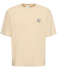 Maison Kitsuné - Bold Fox Head Patch Oversize T-shirt - Lyst