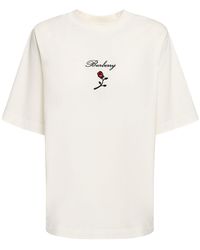 Burberry - Logo Short Sleeve Jersey T-shirt - Lyst