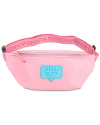 Chiara Ferragni Gürteltasche Aus Nylon "eyelike" - Pink