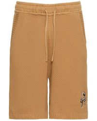Honor The Gift - Logo Knit Cotton Shorts - Lyst