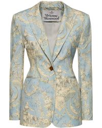 Vivienne Westwood - Lauren Jacquard Single Breasted Jacket - Lyst