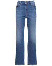 Weekend by Maxmara - Ortisei Cotton Denim Straight Jeans - Lyst