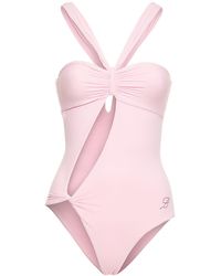 Blumarine Badeanzug Mit Ausschnitt - Pink