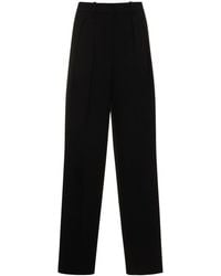 Theory - Double Pleated Tech Wide Pants - Lyst