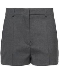 Sportmax - Gap Stretch Wool Shorts - Lyst