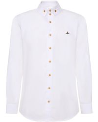 Vivienne Westwood - Camicia in popeline di cotone con ricamo - Lyst