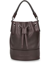 Brunello Cucinelli - Softy Leather Bucket Bag - Lyst