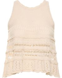 Isabel Marant - Fico Crochet Cotton Top - Lyst