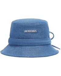 Jacquemus - Le Bob Gadjo Brand-plaque Cotton-blend Bucket Hat - Lyst