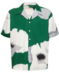 Valentino - Printed Short Sleeve Shirt - Lyst