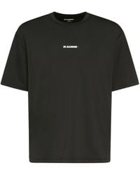Herren Bekleidung T-Shirts Ärmellose T-Shirts Jil Sander Kaschmir Weicher Kaschmirkragen in Schwarz für Herren 