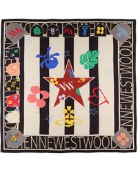Vivienne Westwood - Football Square Silk Foulard - Lyst