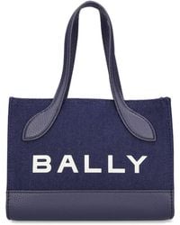 Bally - Bolso xs bar keep on de algodón orgánico - Lyst
