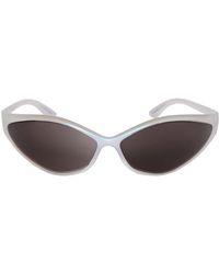 Balenciaga - Ovale Sonnenbrille Aus Acetat "0285s 90s" - Lyst