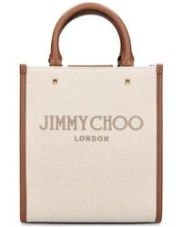 Jimmy Choo - Sac en coton recyclé avenue tote - Lyst