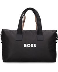 BOSS - Catch Logo Duffle Bag - Lyst